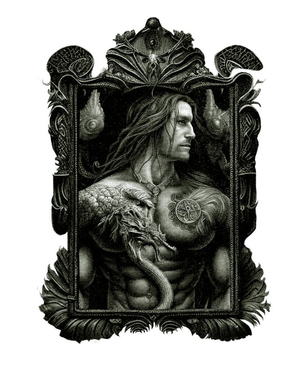 Стихийный мир. Дракон-вампир