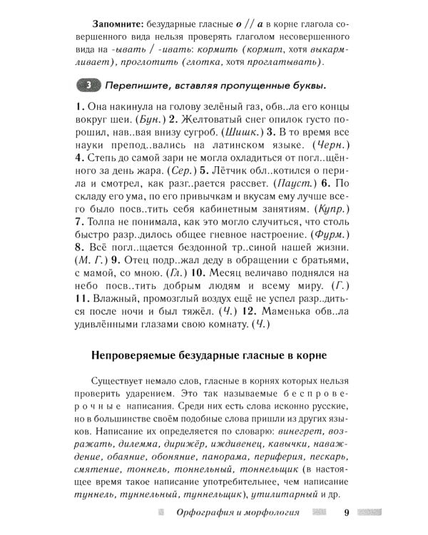 Практический русский язык. Орфография и морфология. Синтаксис и пунктуация. Правила и упражнения
