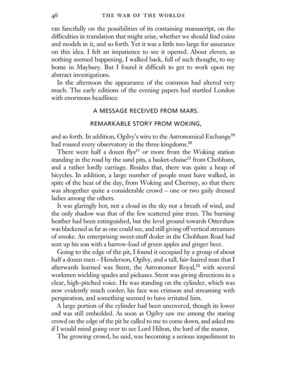 The War of the Worlds and The War in the Air