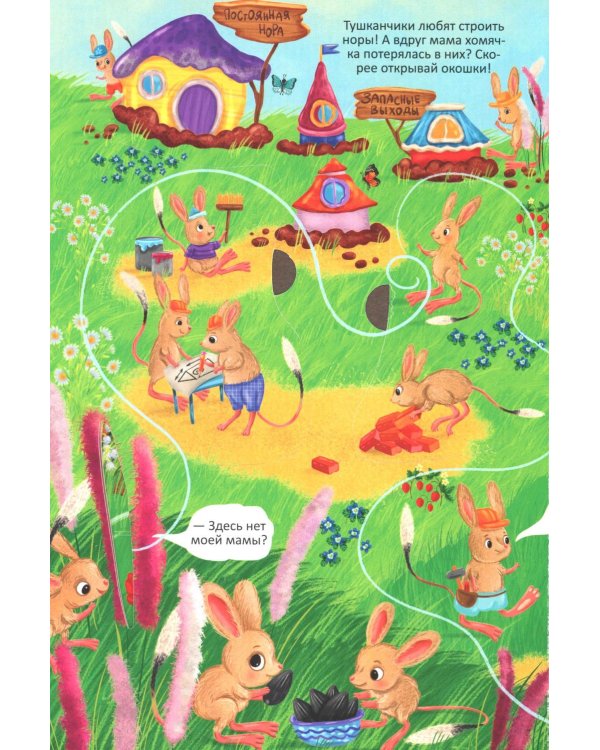 Полет на одуванчике (книжка с окошками)