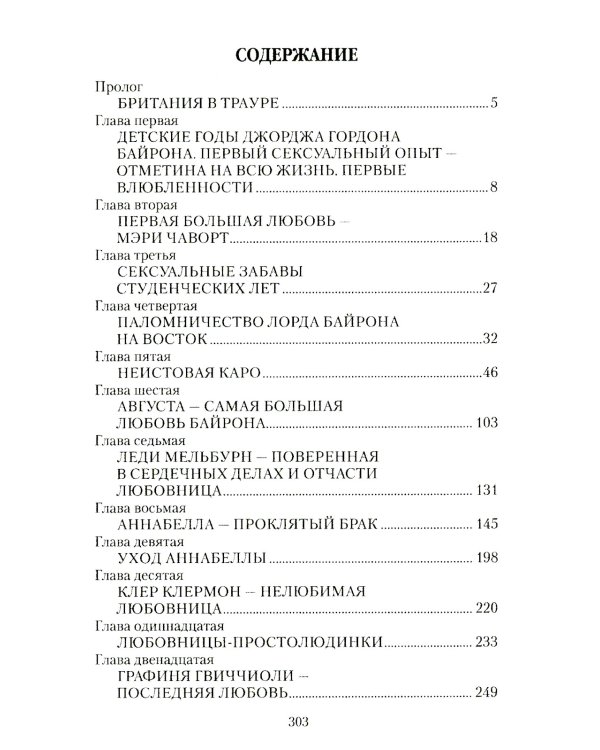 Женщины лорда Байрона