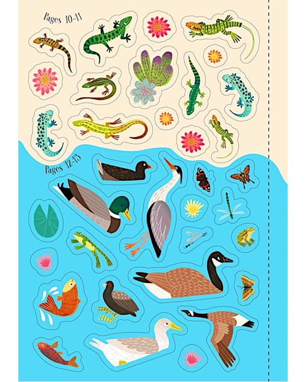 Sparkly summer sticker book