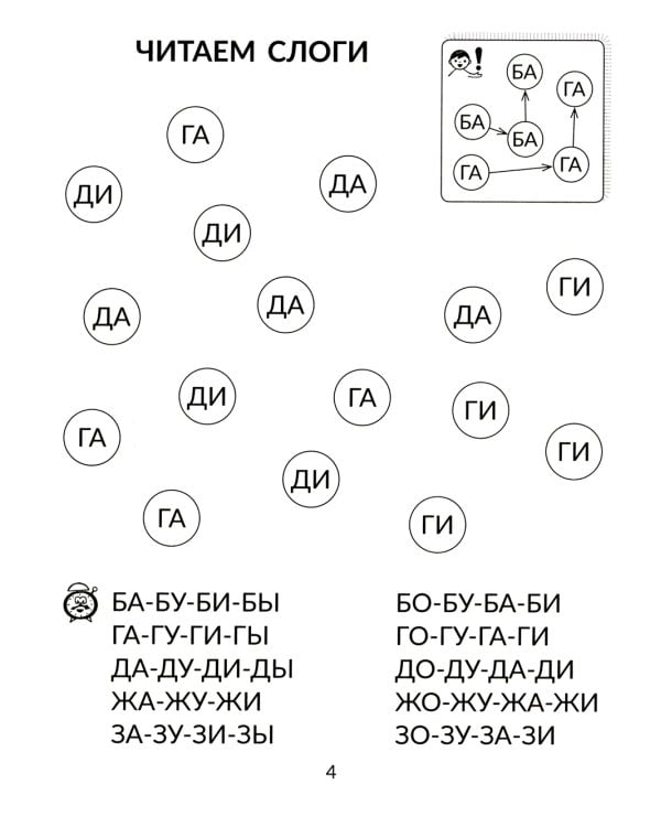 Читаем слоги и слова, переходим к текстам