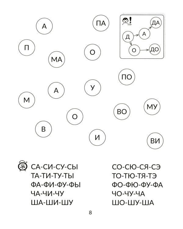 Читаем слоги и слова, переходим к текстам