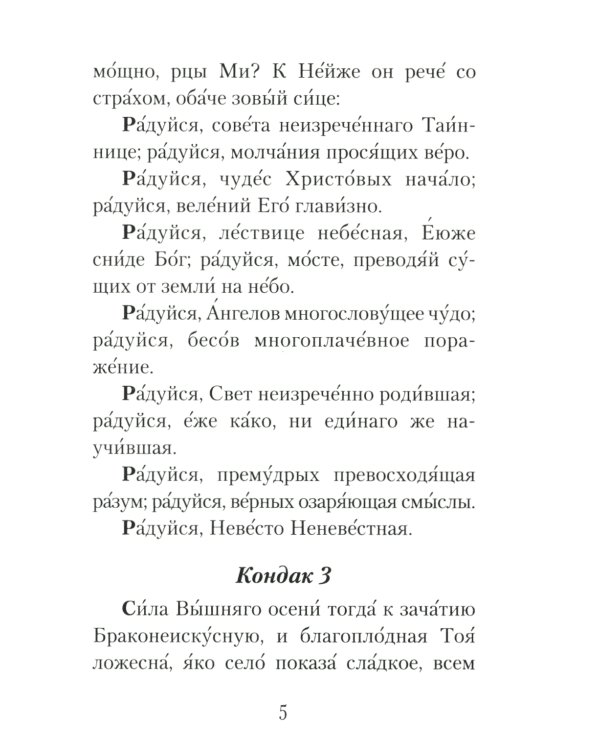 Акафист Пресвятой Богородице (ПСТСЛ)