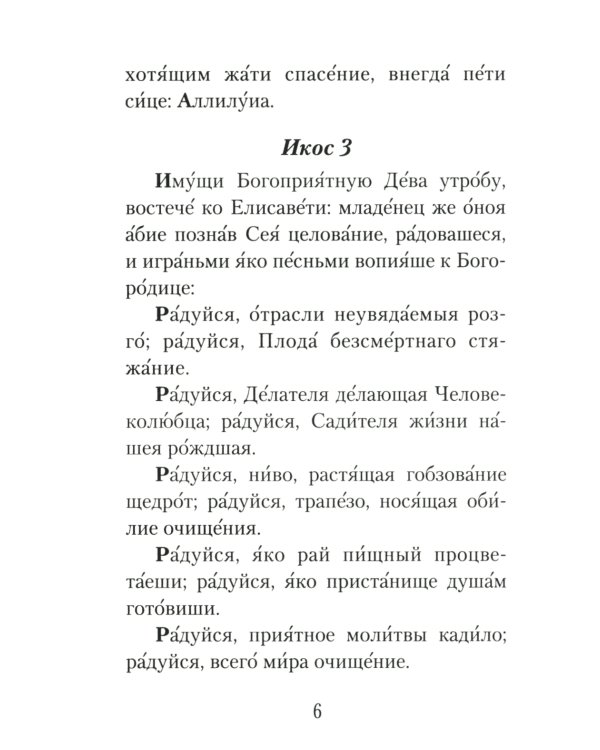 Акафист Пресвятой Богородице (ПСТСЛ)
