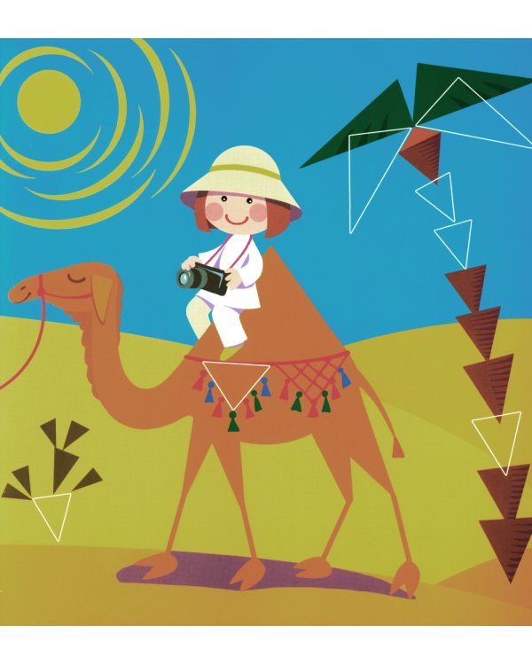 Подбери и наклей треугольники. Цветные формы (для детей 1-3 лет) (комплект в 4 кн.)