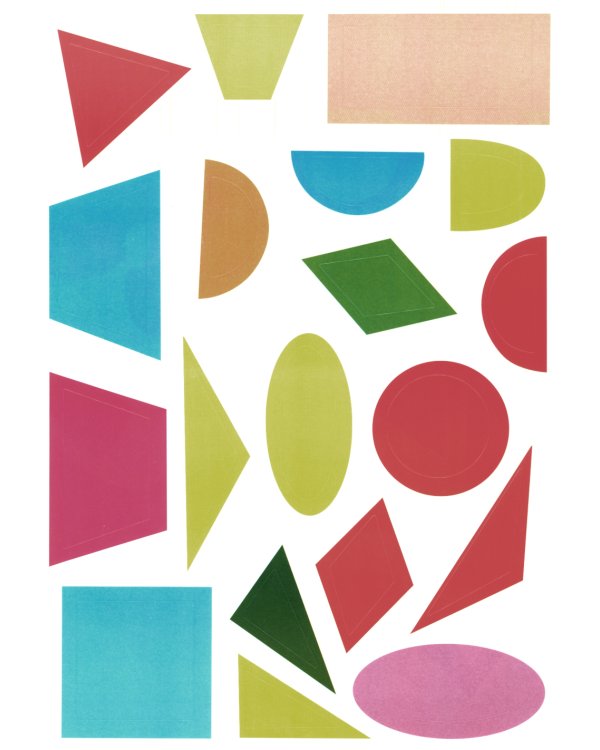 Подбери и наклей треугольники. Цветные формы (для детей 1-3 лет) (комплект в 4 кн.)