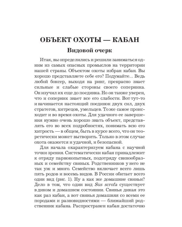 Охота на кабана