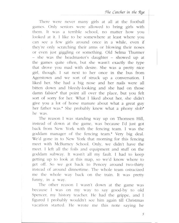 The Catсher in the Rye = Над пропастью во ржи: книга для чтения на англ.яз