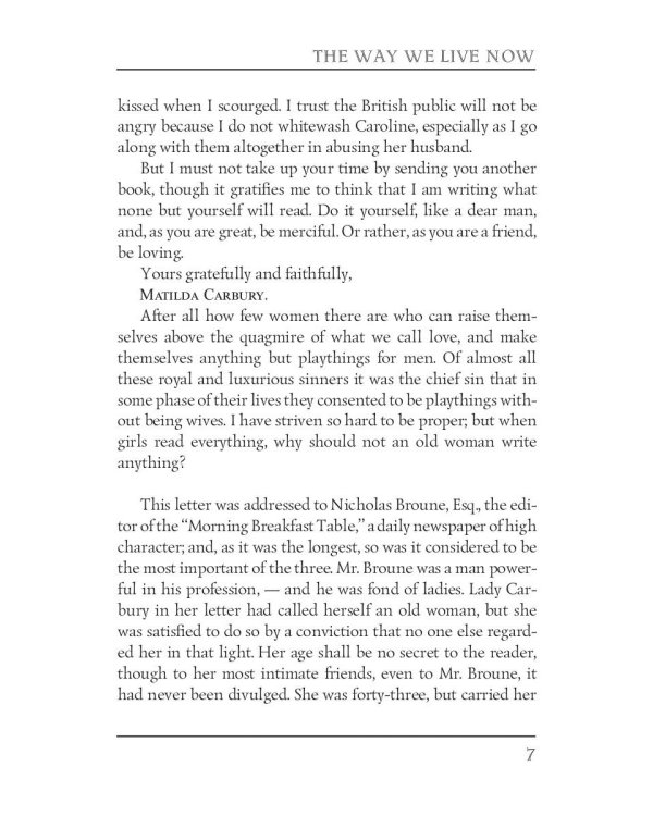 The Way We Live Now 1 = Как мы теперь живем 1: на англ.яз