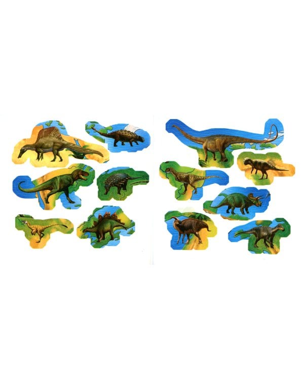 Самые знаменитые динозавры: с наклейками