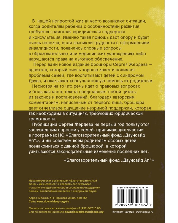 Помощь детям-инвалидам. Права, льготы и юридическая практика