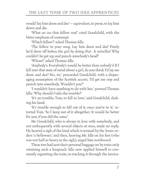 The Lazy Tour of Two Idle Apprentices = Ленивое путешествие двух досужих подмастерьев: на англ.яз