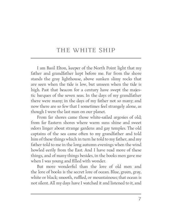 The White Ship and Other Stories