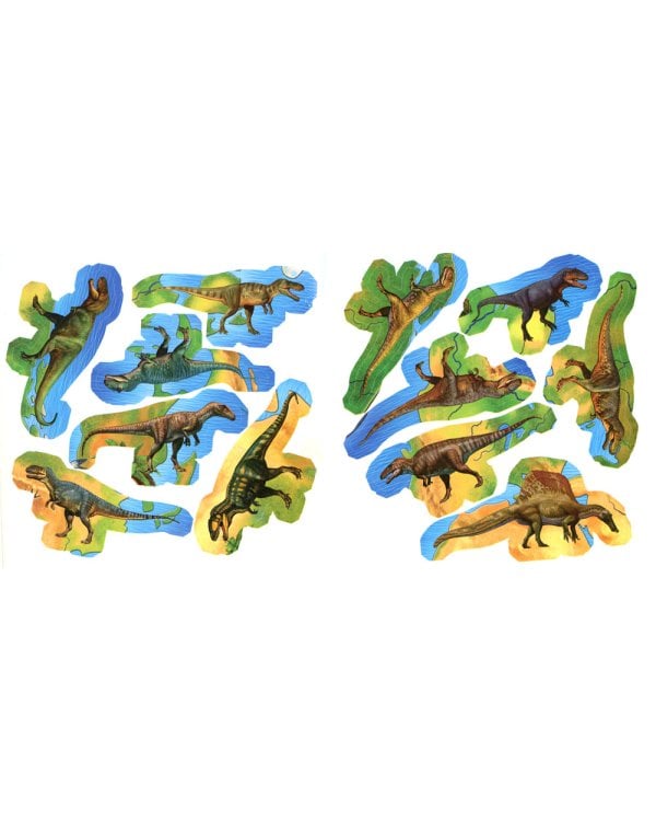 Самые опасные динозавры: с наклейками