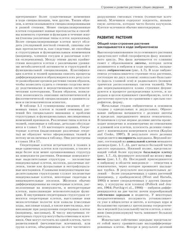 Анатомия растений Эзау: меристемы, клетки и ткани растений: строение, функции и развитие