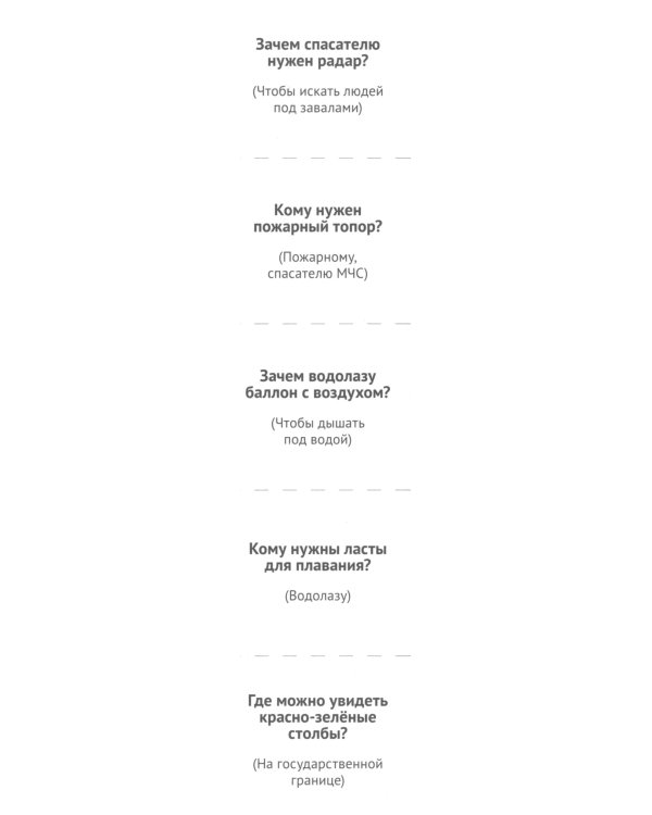 Кто спасает и помогает (12 картинок + 20 разрезных карточек): Учебно-методическое пособие