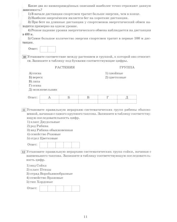 ОГЭ-2025 Биология
