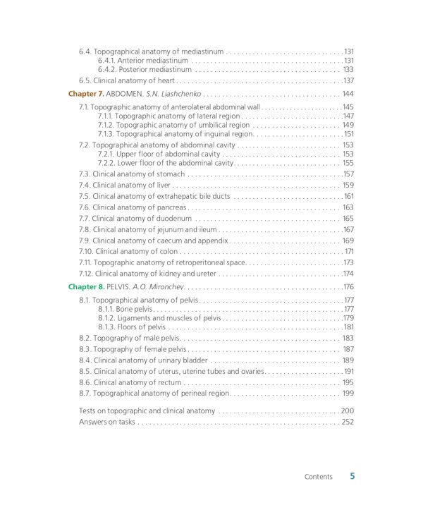 Topographic and clinical anatomy of the human body: the teaching aid for foreign students