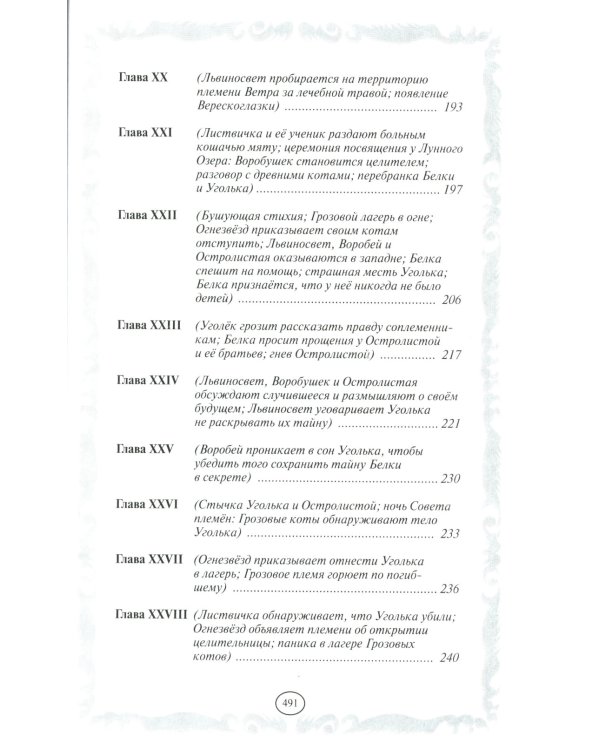 Коты-воители. Длинные тени. Восход солнца