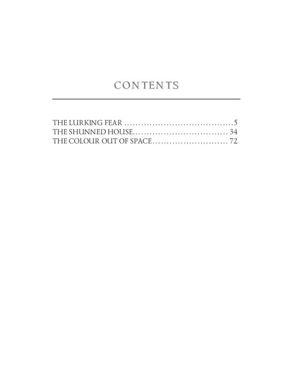 The Lurking Fear and Other Stories