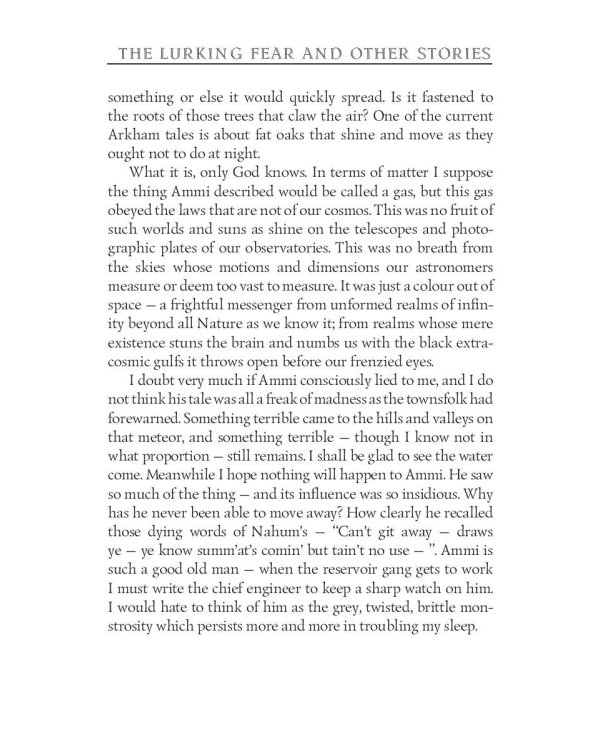 The Lurking Fear and Other Stories