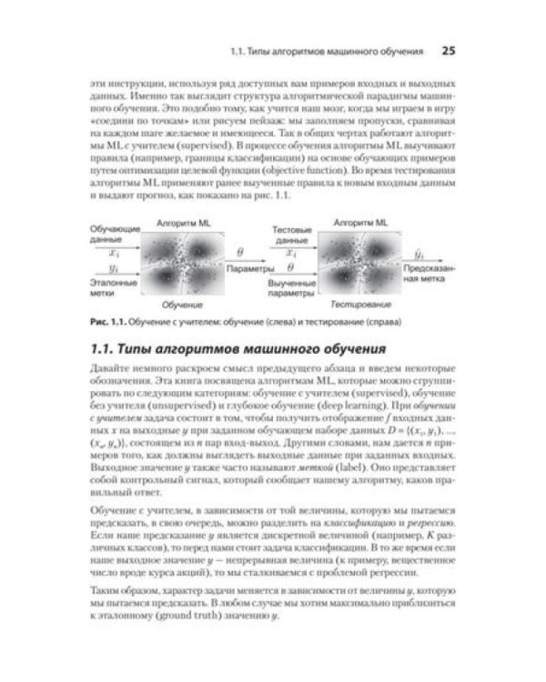 Алгоритмы машинного обучения