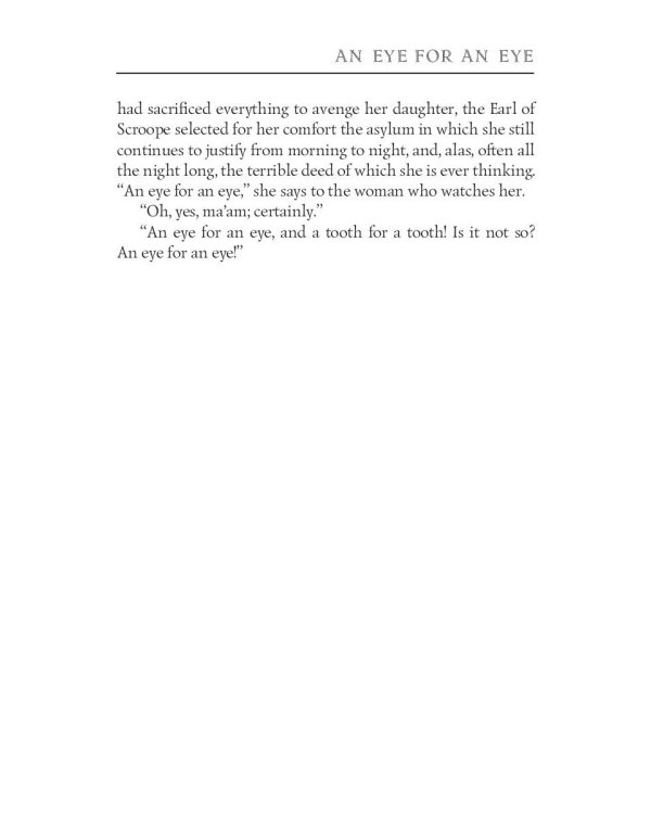 An Eye for an Eye = Око за око