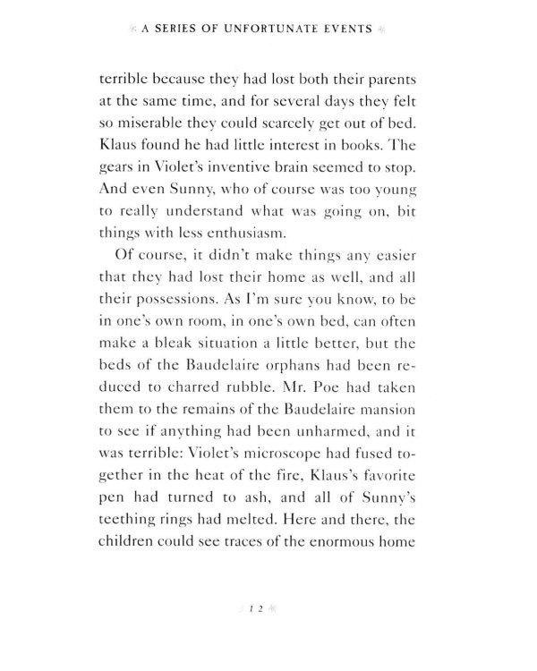 A Series of Unfortunate Events Book 1: The Bad Beginning