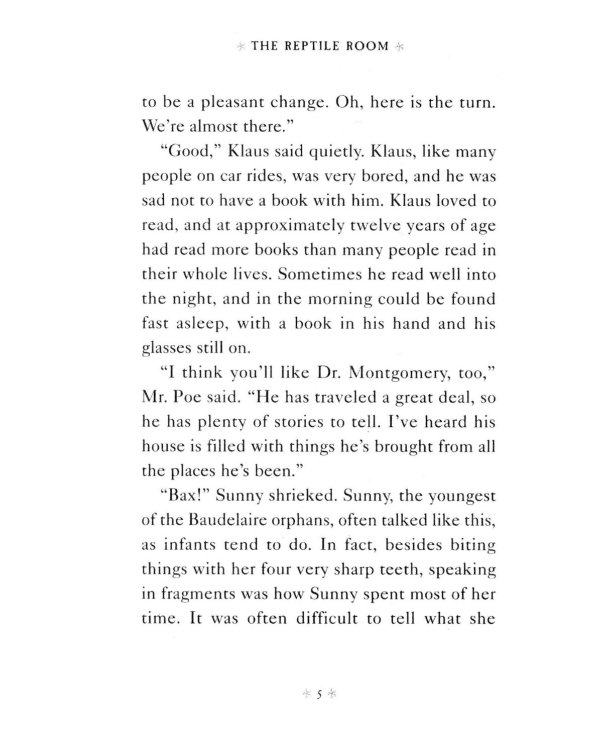 Book 2: The Reptile Room