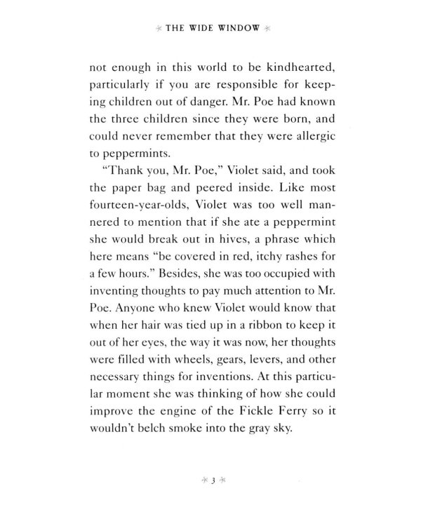 A Series of Unfortunate Events Book 3: The Wide Window