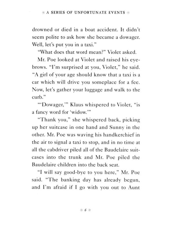 A Series of Unfortunate Events Book 3: The Wide Window