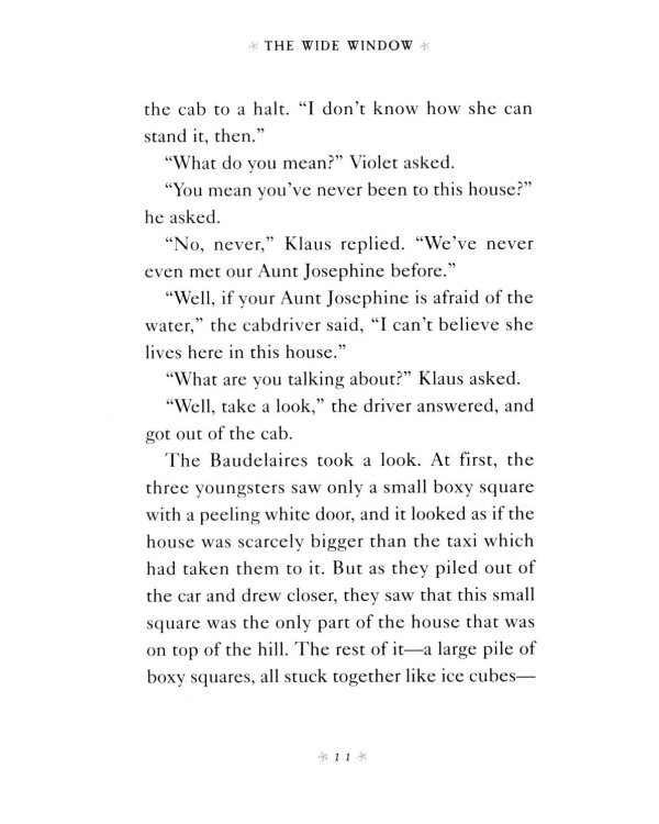 A Series of Unfortunate Events Book 3: The Wide Window