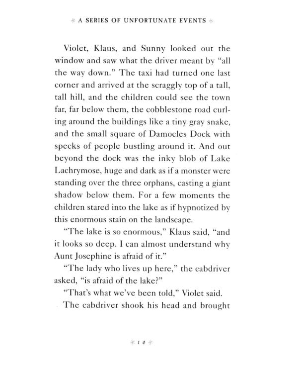 A Series of Unfortunate Events Book 3: The Wide Window