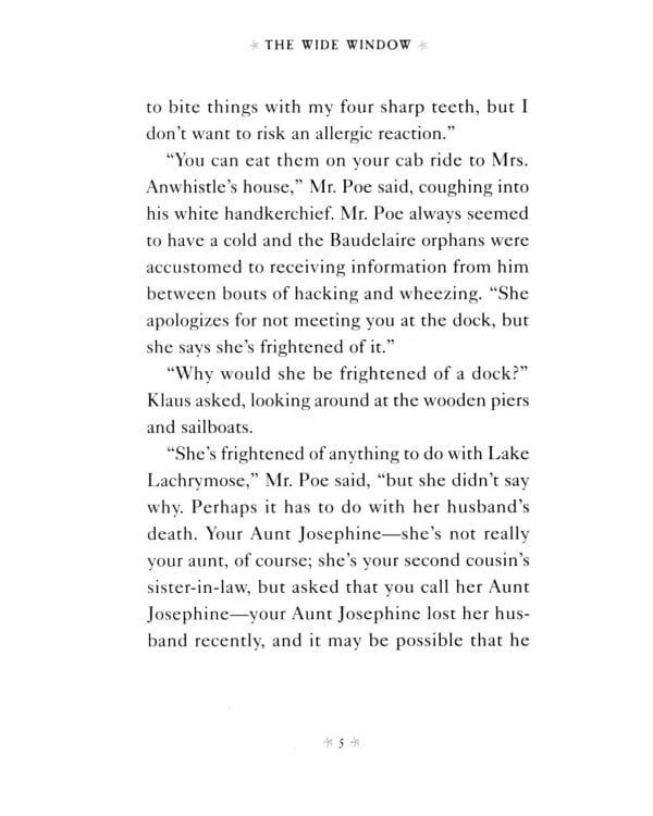 A Series of Unfortunate Events Book 3: The Wide Window