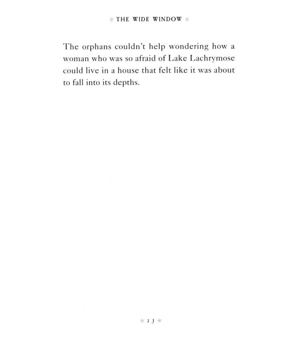 A Series of Unfortunate Events Book 3: The Wide Window