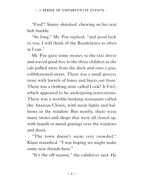 A Series of Unfortunate Events Book 3: The Wide Window