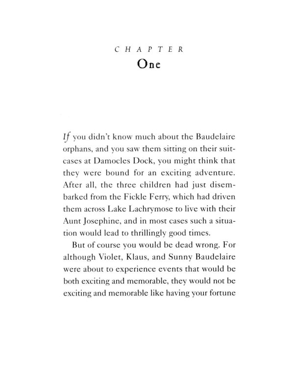 A Series of Unfortunate Events Book 3: The Wide Window