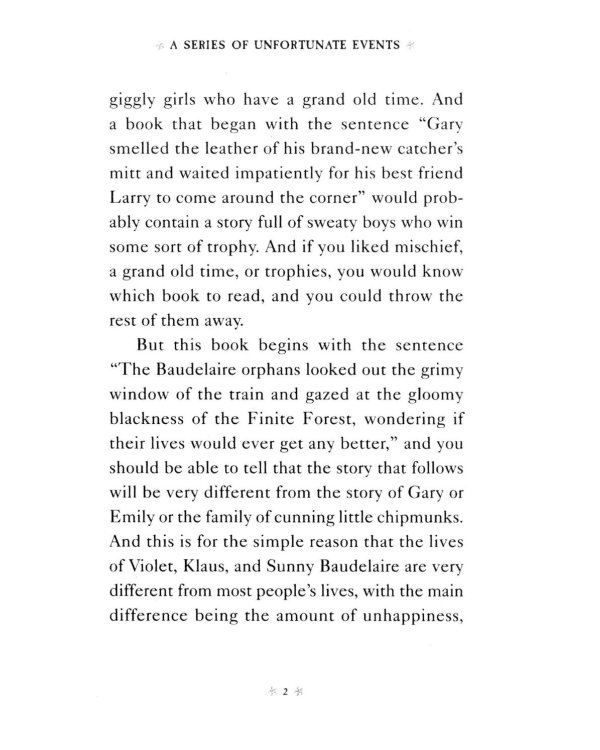 A Series of Unfortunate Events Book 4: The Miserable Mill