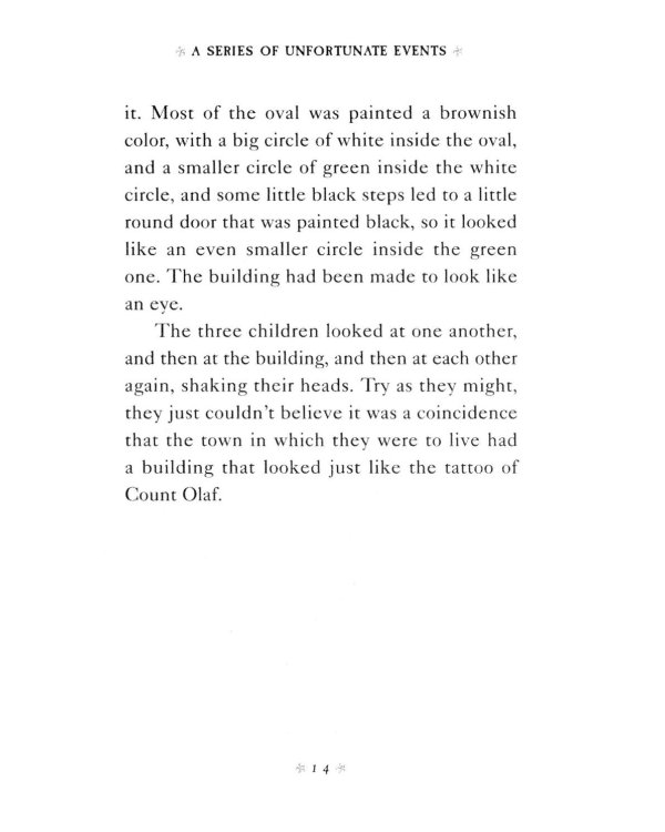 A Series of Unfortunate Events Book 4: The Miserable Mill