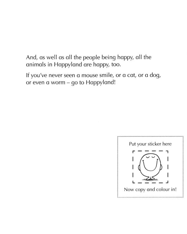 My Mr Happy (Colouring Book With Colourful Stickers)