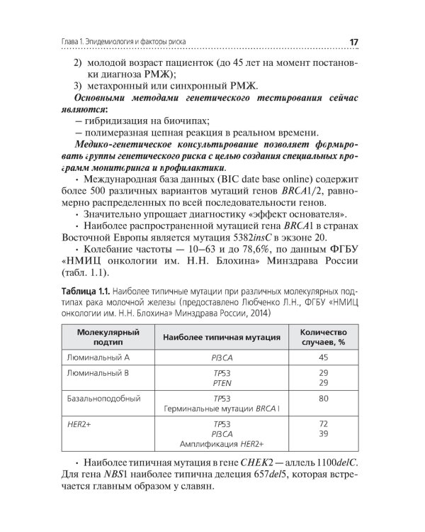 Рак молочной железы: Учебное пособие