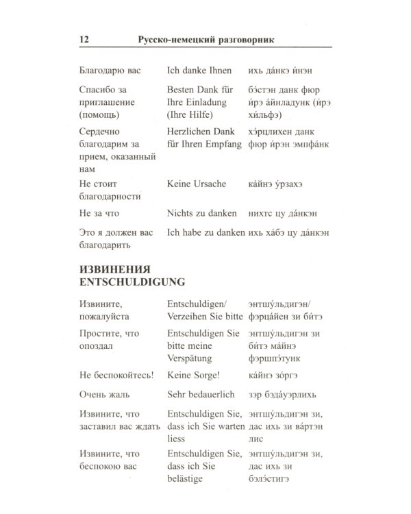 Современный русско-немецкий разговорник