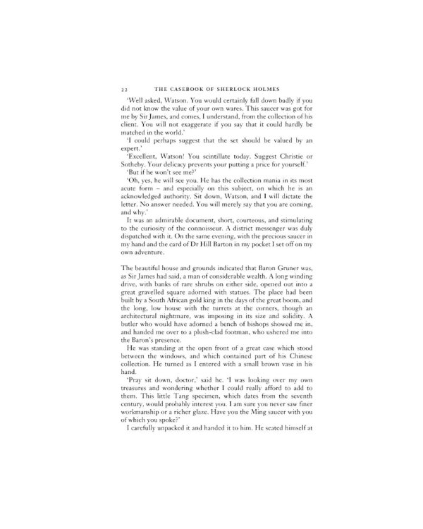 The Casebook of Sherlock Homes & His Last Bow