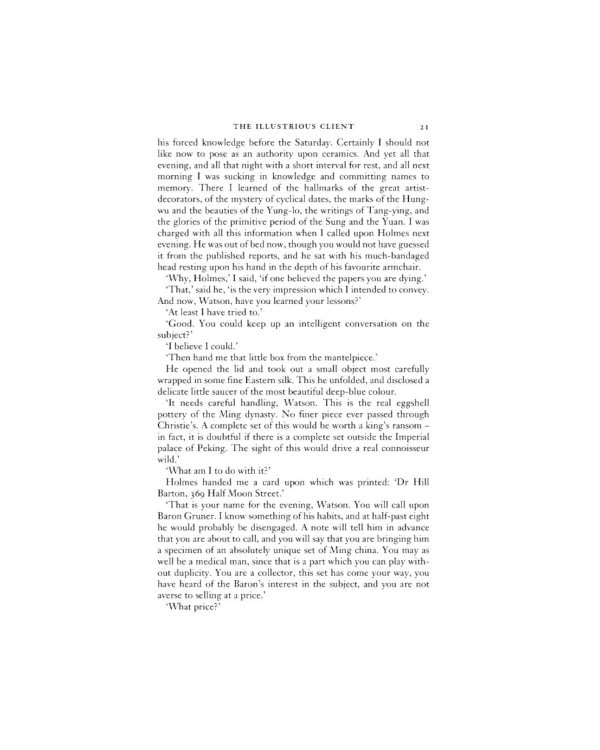 The Casebook of Sherlock Homes & His Last Bow