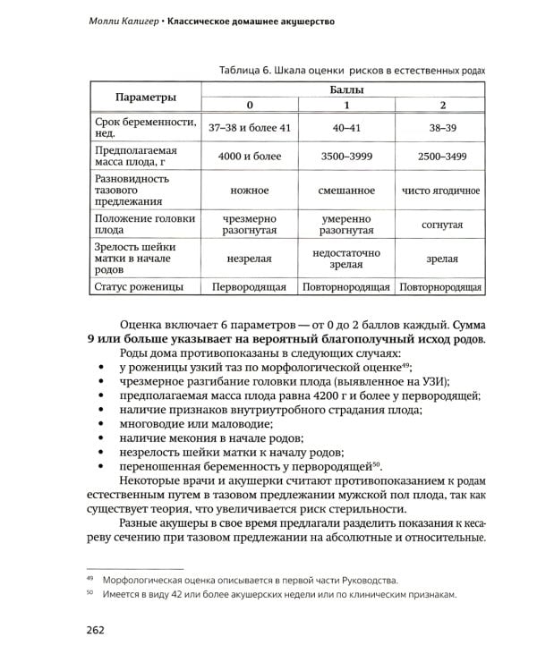 Классическое домашнее акушерство