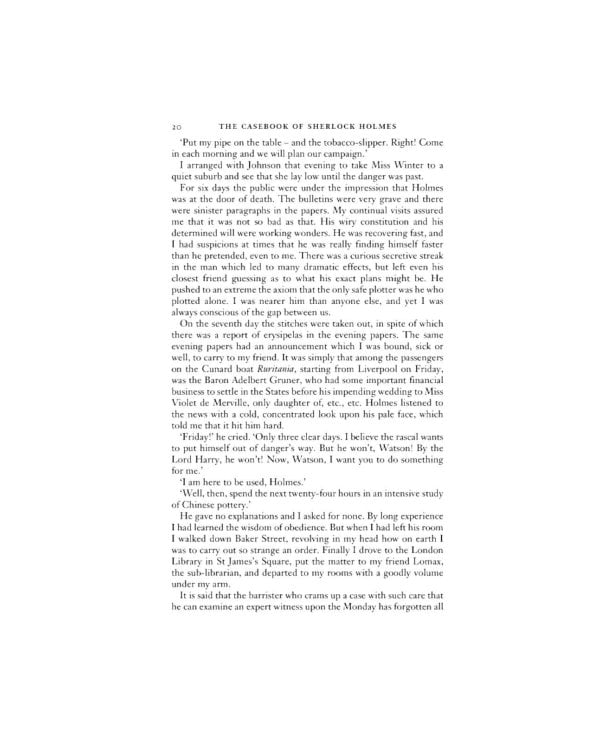 The Casebook of Sherlock Homes & His Last Bow