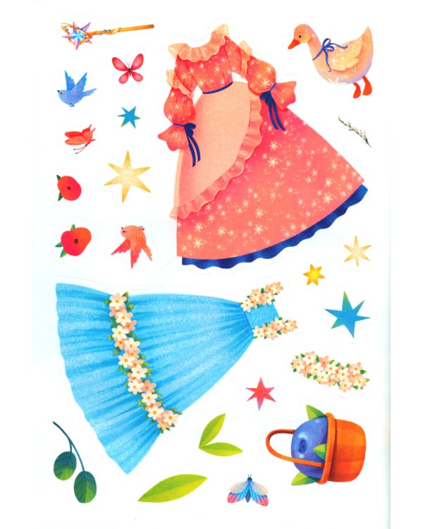 Волшебный мир: книжка с наклейками