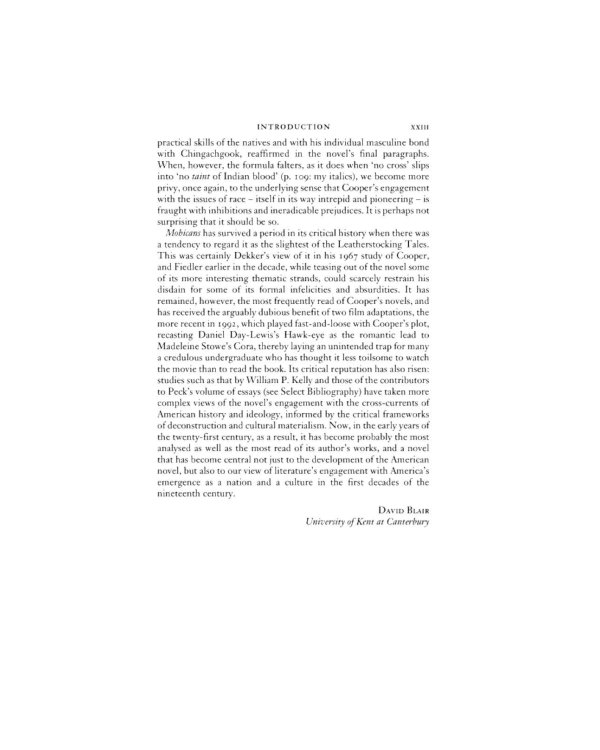 The Last of the Mohicans